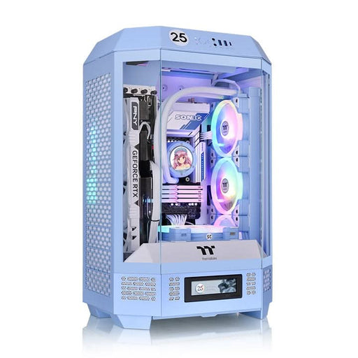 THERMALTAKE THE TOWER 300 HYDRANGEA BLUE (M - ATX) MICRO TOWER CABINET - SWIFT PERIPHERALS1090103