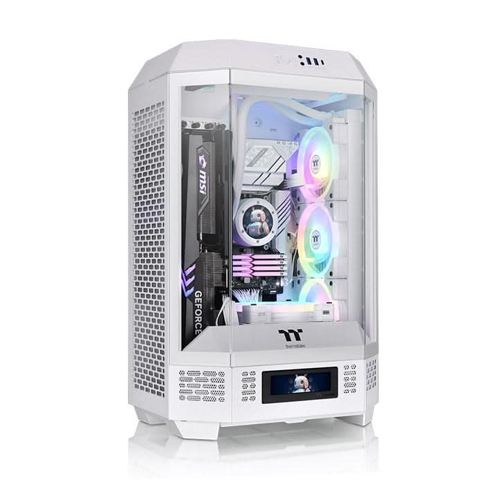 THERMALTAKE THE TOWER 300 SNOW (M - ATX) MICRO TOWER CABINET (WHITE) - SWIFT PERIPHERALS1090101