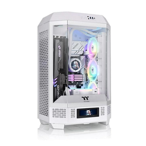THERMALTAKE THE TOWER 300 SNOW (M - ATX) MICRO TOWER CABINET (WHITE) - SWIFT PERIPHERALS1090101