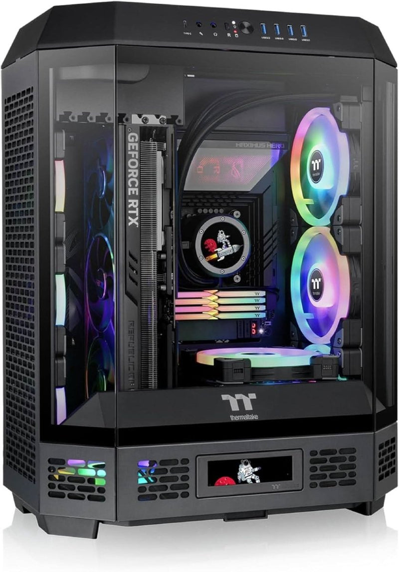 THERMALTAKE THE TOWER 600 ATX MICRO TOWER CASE BLACK - SWIFT PERIPHERALS1091511