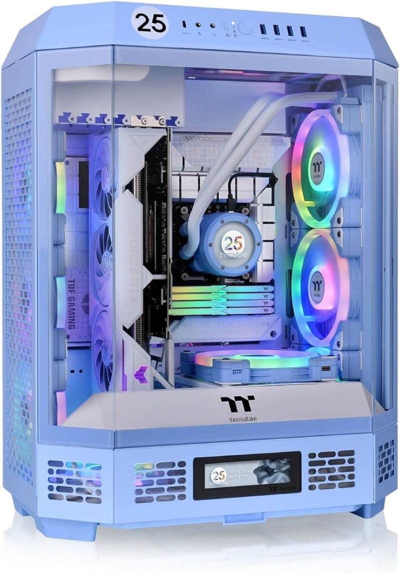 THERMALTAKE THE TOWER 600 ATX MICRO TOWER CASE BLUE - SWIFT PERIPHERALS1091514