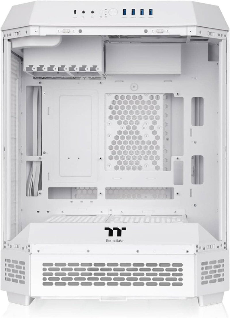 THERMALTAKE THE TOWER 600 SNOW WHITE ATX MICRO TOWER CABINET - SWIFT PERIPHERALS1091512