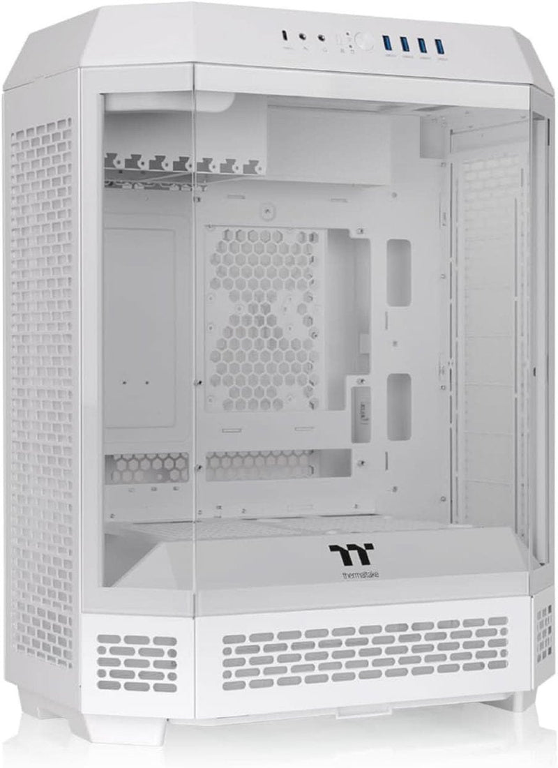 THERMALTAKE THE TOWER 600 SNOW WHITE ATX MICRO TOWER CABINET - SWIFT PERIPHERALS1091512