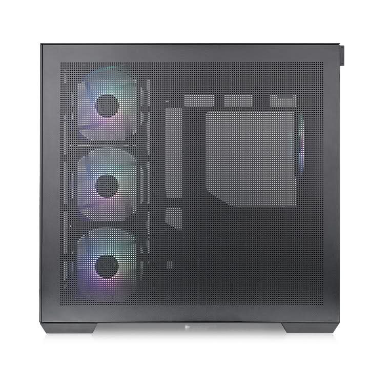 THERMALTAKE VIEW 380 TG ARGB (ATX) MID TOWER CABINET (BLACK) - SWIFT PERIPHERALS1090096