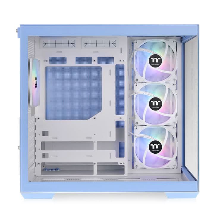 THERMALTAKE VIEW 380 TG ARGB HYDRANGEA BLUE MID TOWER CABINET - SWIFT PERIPHERALS1090099