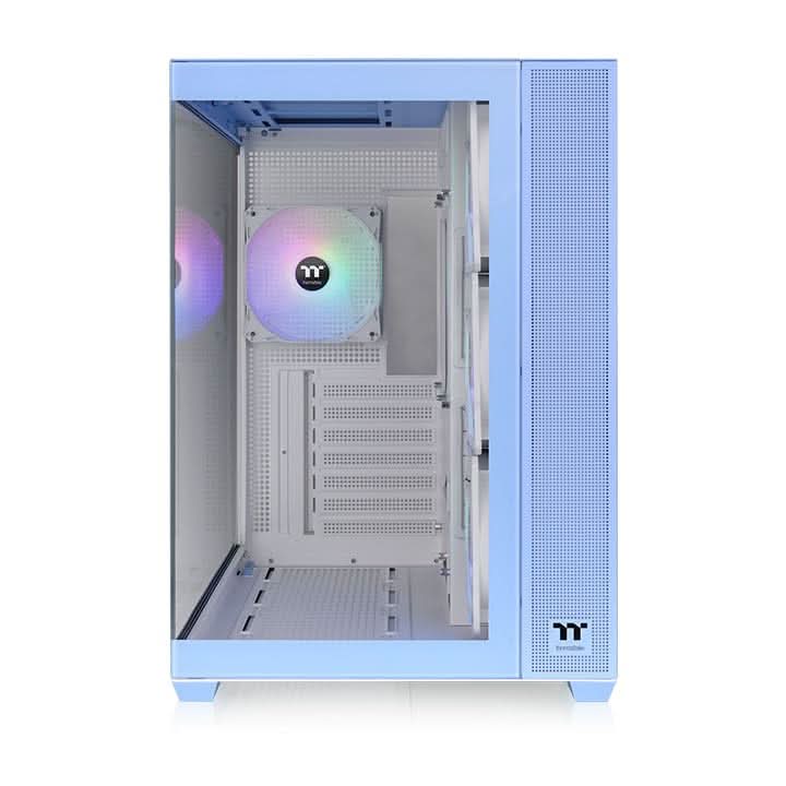 THERMALTAKE VIEW 380 TG ARGB HYDRANGEA BLUE MID TOWER CABINET - SWIFT PERIPHERALS1090099