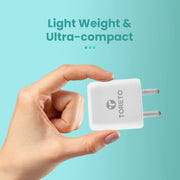 Toreto Flash Nano 3 45W USB - C Fast Charging Adapter with USB - C to USB - C Cable - SWIFT PERIPHERALSTOR-543