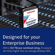 Toshiba 8TB Enterprise Capacity 3.5 - inch SATA HDD 7200 RPM, 512e, 256MB Cache - SWIFT PERIPHERALSMG10ADA800E