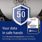 Toshiba 8TB Enterprise Capacity 3.5 - inch SATA HDD 7200 RPM, 512e, 256MB Cache - SWIFT PERIPHERALSMG10ADA800E