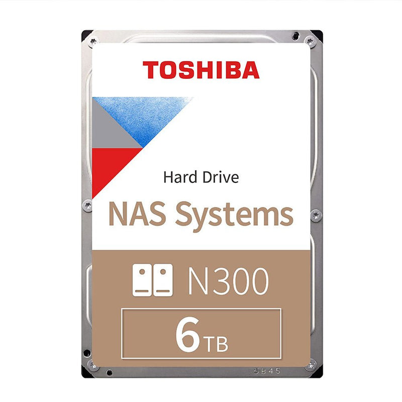 Toshiba N300 6TB 3.5 - inch SATA 7200RPM Internal NAS Hard Disk - SWIFT PERIPHERALSHDWG460AZSTA