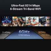 TP - Link Archer BE550 BE9300 Tri - Band Whole Home EasyMesh Wi - Fi 7 Router - SWIFT PERIPHERALSArcher BE550