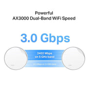 TP - Link AX3000 DECO X50 - POE Dual - Band Whole Home Mesh WiFi 6 System with PoE - 1 Pack - SWIFT PERIPHERALSDECO X50-POE(1-Pack)