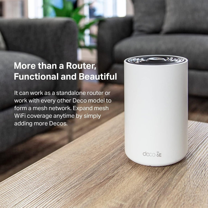 TP - Link AXE5400 Deco XE75 Tri - Band AI - Driven Mesh Wi - Fi 6E System - 2 Pack - SWIFT PERIPHERALSDeco XE75(2-Pack)