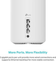 TP - Link AXE5400 Deco XE75 Tri - Band AI - Driven Mesh Wi - Fi 6E System - 3 Pack - SWIFT PERIPHERALSDeco XE75(3-Pack)
