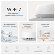TP - Link BE5000 Deco BE25 Dual - Band Whole Home Mesh WiFi 7 System - 2 Pack - SWIFT PERIPHERALSDeco BE25(2 Pack)