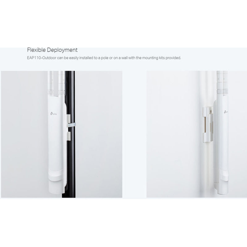 TP - Link EAP110 V3 300Mbps Wireless N Outdoor Access Point - White - SWIFT PERIPHERALSEAP110-Outdoor