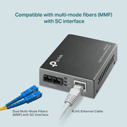 TP - Link MC200CM 10/100/1000Mbps Gigabit Ethernet Multi - Mode Media Converter - SWIFT PERIPHERALSMC200CM