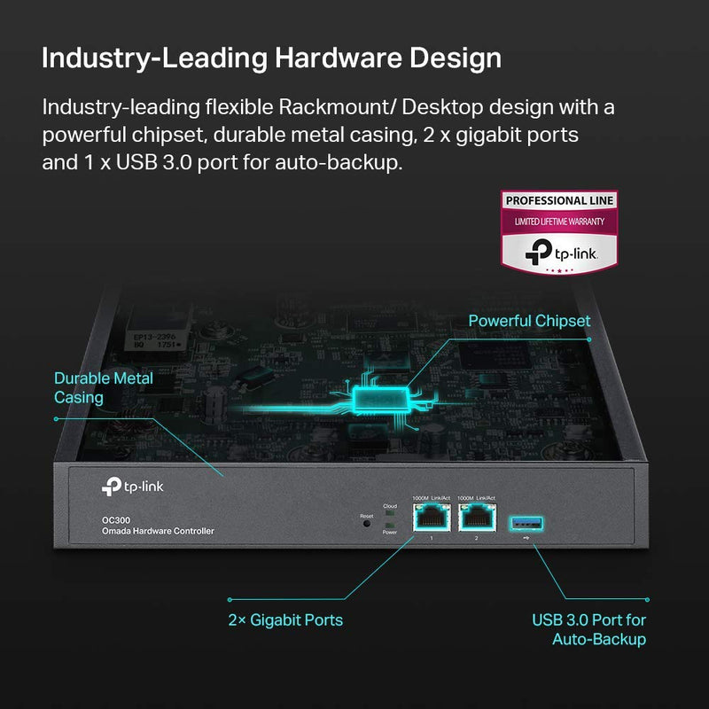 TP - Link Omada OC300 2.4GHz Single Band SDN Integrated Hardware Cloud Controller - SWIFT PERIPHERALSOC300