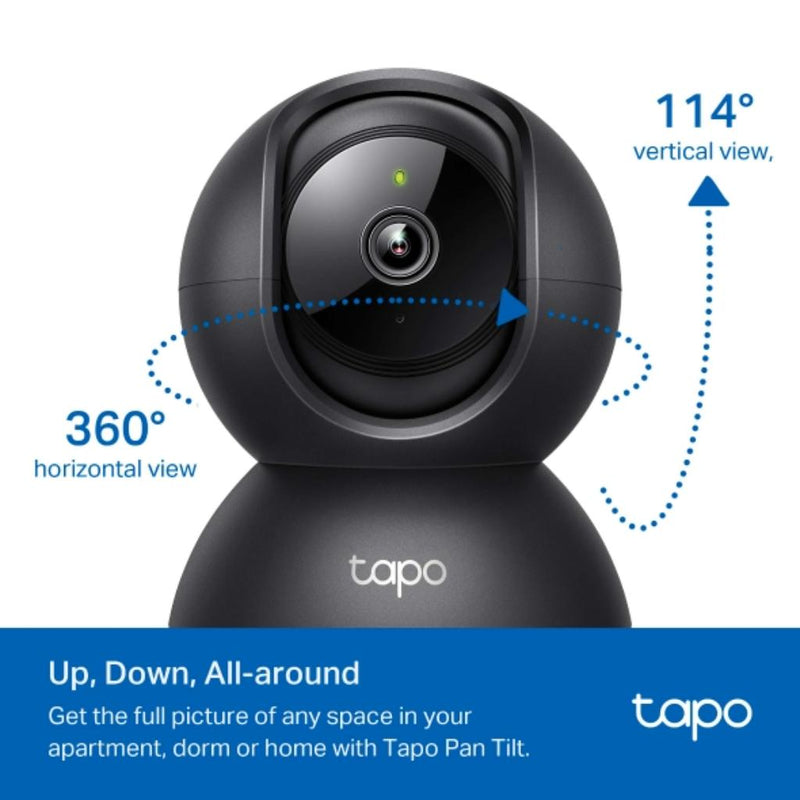 TP - Link Tapo C201 Pan Tilt Wi - Fi Security Camera 1080p Full HD Night Vision - SWIFT PERIPHERALSTapo C201