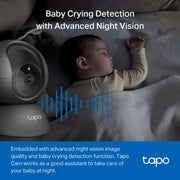 TP - Link Tapo C201 Pan Tilt Wi - Fi Security Camera 1080p Full HD Night Vision - SWIFT PERIPHERALSTapo C201