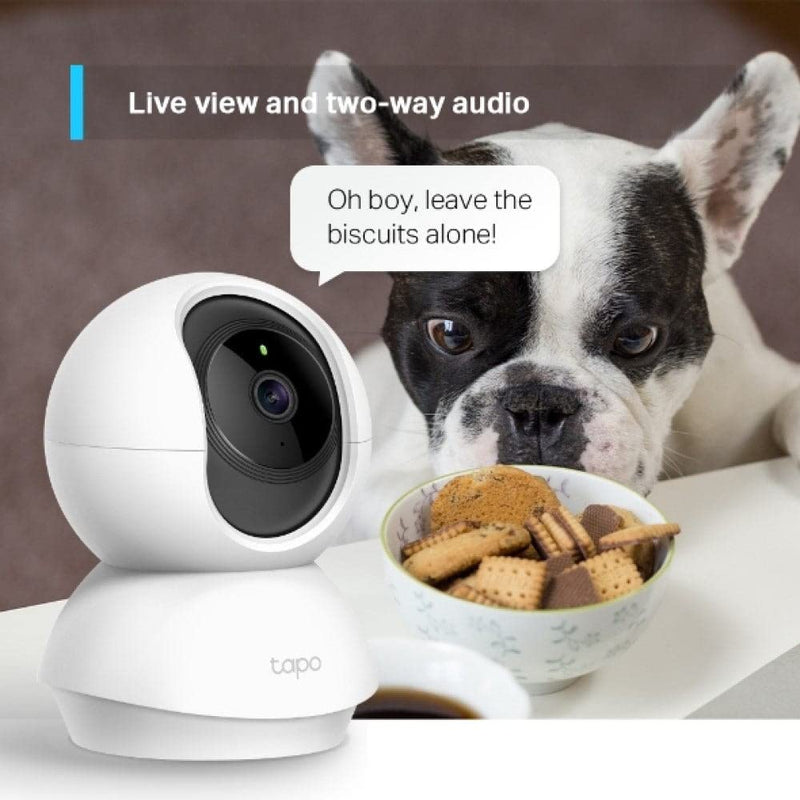 TP - Link Tapo C210 3MP 1296p FHD Pan/Tilt Home Security Smart Wi - Fi Camera - White - SWIFT PERIPHERALSTapo C210