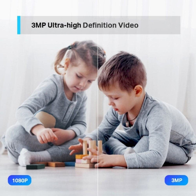 TP - Link Tapo C210 3MP 1296p FHD Pan/Tilt Home Security Smart Wi - Fi Camera - White - SWIFT PERIPHERALSTapo C210