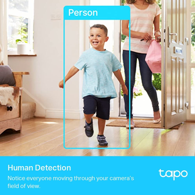 TP - Link Tapo C225 4MP 2K QHD 1440p Pan/Tilt AI Home Security Wi - Fi Camera - White - SWIFT PERIPHERALSTapo C225