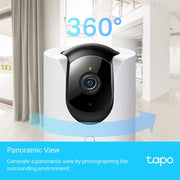 TP - Link Tapo C225 4MP 2K QHD 1440p Pan/Tilt AI Home Security Wi - Fi Camera - White - SWIFT PERIPHERALSTapo C225