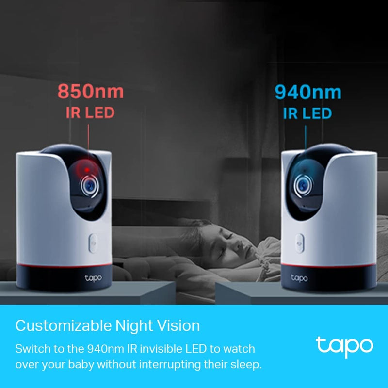 TP - Link Tapo C225 4MP 2K QHD 1440p Pan/Tilt AI Home Security Wi - Fi Camera - White - SWIFT PERIPHERALSTapo C225
