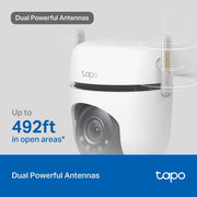 TP - Link TAPO C520WS 4MP 2K QHD Weatherproof Outdoor Security Smart Wi - Fi Camera - White - SWIFT PERIPHERALSTAPO C520WS