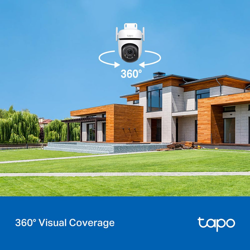 TP - Link TAPO C520WS 4MP 2K QHD Weatherproof Outdoor Security Smart Wi - Fi Camera - White - SWIFT PERIPHERALSTAPO C520WS