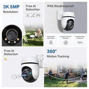 TP Link Tapo C530WS 3K Outdoor WiFi Camera with AI and Night Vision - SWIFT PERIPHERALSTapo C530WS