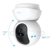 TP - Link Tapo TC70 Pan/Tilt Smart Wi - Fi Security Camera 1080p Full HD with Night Vision & Motion Detection - SWIFT PERIPHERALSTapo TC70