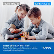 TP - Link Tapo TC71 3MP 2K QHD Pan/Tilt Home Security Wi - Fi Camera - White - SWIFT PERIPHERALSTapo TC71