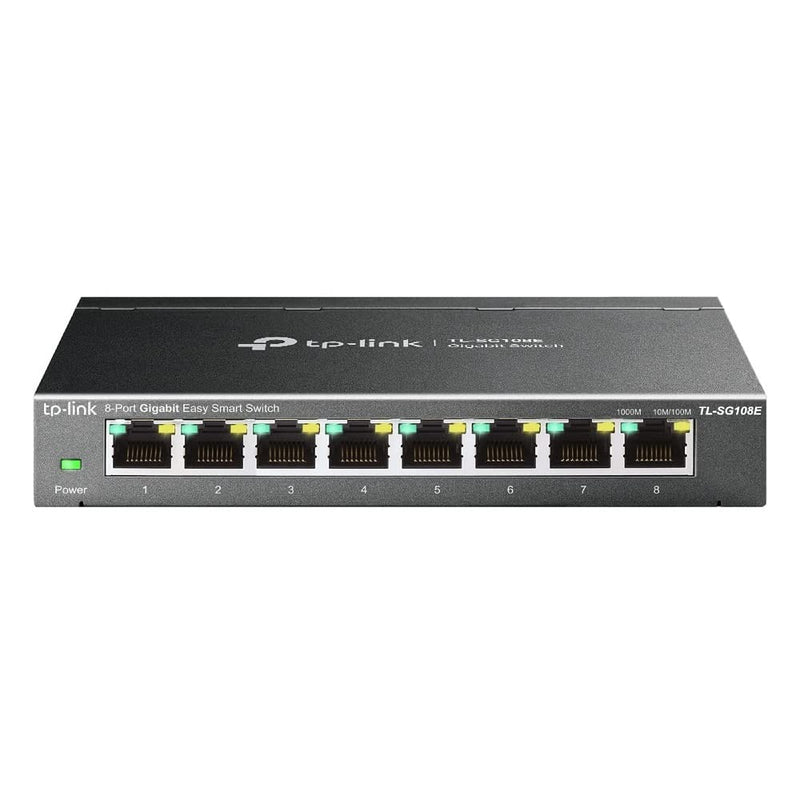 TP - Link TL - SG108E 8 Port Gigabit Easy Smart Desktop/Wall - Mount Managed Switch - SWIFT PERIPHERALSTL-SG108E