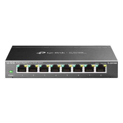 TP - Link TL - SG108E 8 Port Gigabit Easy Smart Desktop/Wall - Mount Managed Switch - SWIFT PERIPHERALSTL-SG108E