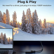 Ugreen Active HDMI to VGA Adapter Converter with 3.5mm Audio Jack - SWIFT PERIPHERALSUGRN