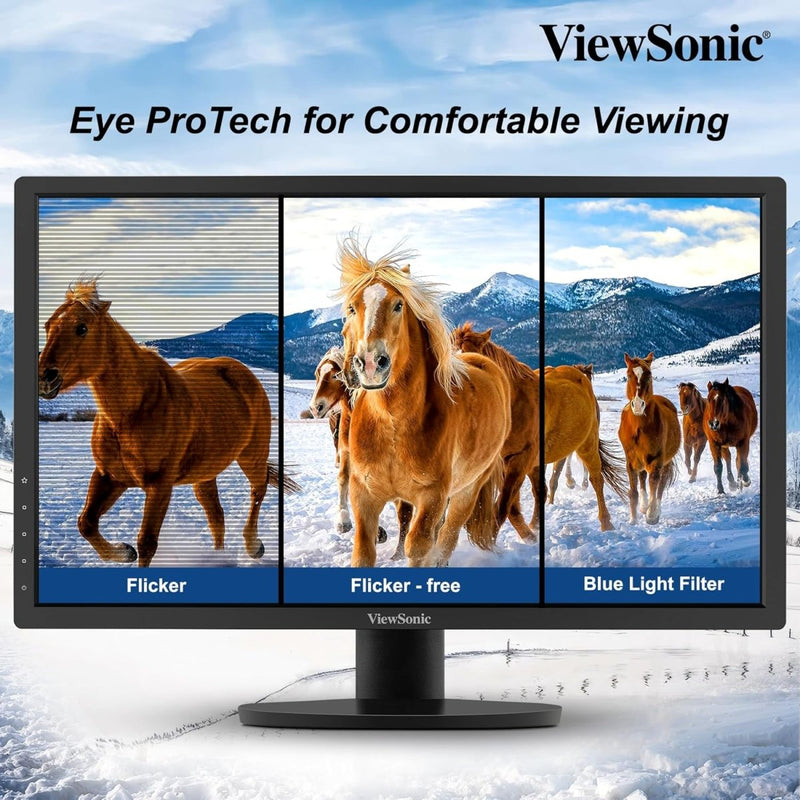 VIEWSONIC 20 INCH 60HZ VA2025 - H MONITOR - SWIFT PERIPHERALS1094892