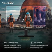 ViewSonic 22 Inch Full HD IPS 100Hz Adaptive Sync Flicker Free sRGB Eye - Care Technology Monitor - SWIFT PERIPHERALSVA2209-MH