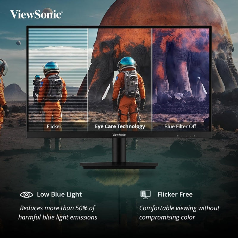 ViewSonic 22 Inch Full HD IPS 100Hz Adaptive Sync Flicker Free sRGB Eye - Care Technology Monitor - SWIFT PERIPHERALSVA2209-MH