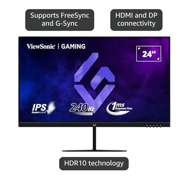Viewsonic 24″ 240Hz 1ms FHD IPS Gaming Monitor FreeSync & G‑Sync Compatible VX2479A - HD - PRO - SWIFT PERIPHERALSVX2479A-HD-PRO