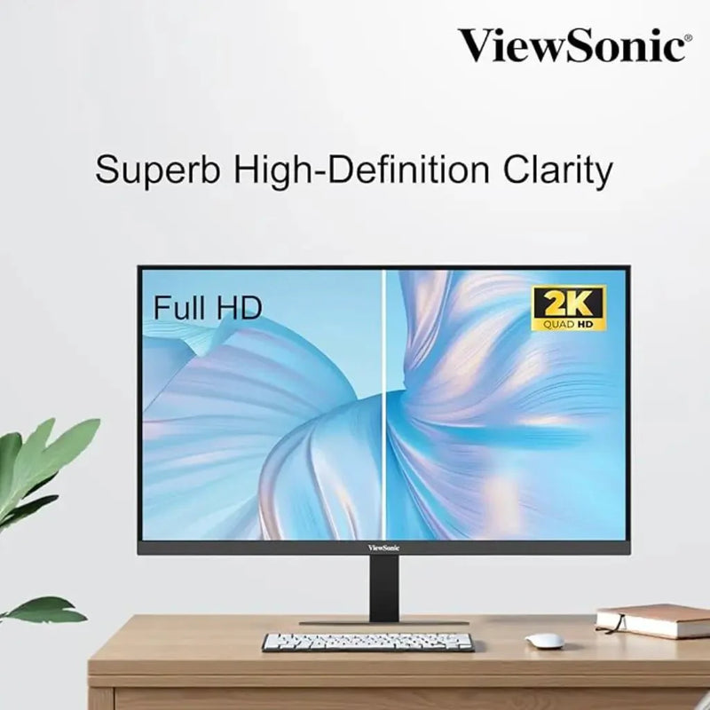 ViewSonic  27″ 100 Hz 1 ms VA2708‑2K‑MHD QHD Monitor with Built - in Speakers - SWIFT PERIPHERALSVA2708‑2K‑MHD