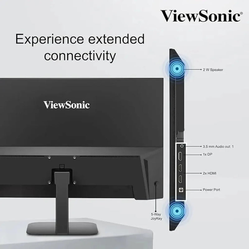 ViewSonic  27″ 100 Hz 1 ms VA2708‑2K‑MHD QHD Monitor with Built - in Speakers - SWIFT PERIPHERALSVA2708‑2K‑MHD