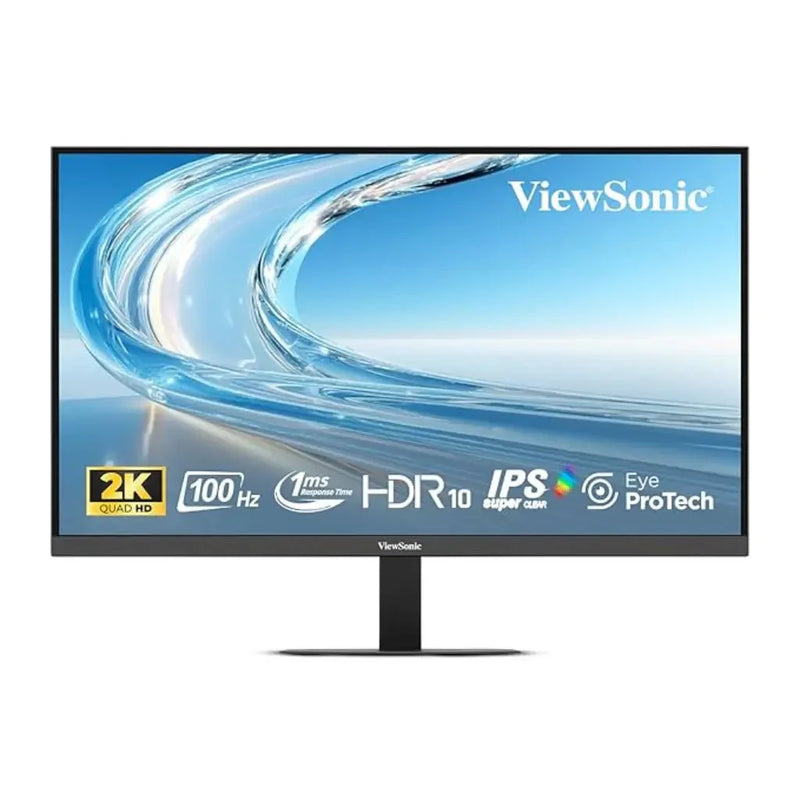 ViewSonic  27″ 100 Hz 1 ms VA2708‑2K‑MHD QHD Monitor with Built - in Speakers - SWIFT PERIPHERALSVA2708‑2K‑MHD