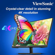 ViewSonic 32″ 4K UHD VA Monitor HDR10 Built‑in Speakers VA3208‑4K‑MHD - SWIFT PERIPHERALSVA3208-4K-MHD