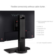 VIEWSONIC 60.96 CM (24") FHD FAST IPS 240HZ 0.5MS PREMIUM GAMING MONITOR,BLUR BUSTERS 2.0 CERTIFIED, VESA HDR 400, HEIGHT ADJUSTMENT, TILT, PIVOT, SWIVEL, HDMI,DP, USB A,B &104% SRGB - XG2431 - SWIFT PERIPHERALS1082616