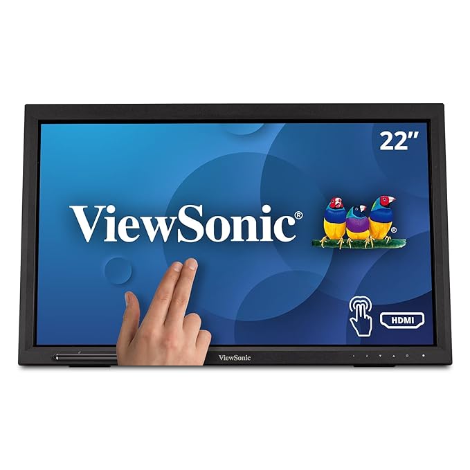 ViewSonic TD2223 22” FHD 75Hz VA Panel IR Touch Screen Monitor with Integrated Speakers - SWIFT PERIPHERALSTD2223-2