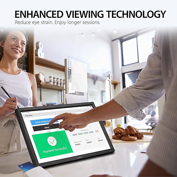 ViewSonic TD2223 22” FHD 75Hz VA Panel IR Touch Screen Monitor with Integrated Speakers - SWIFT PERIPHERALSTD2223-2