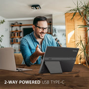 ViewSonic VA1655 16” 60Hz 1080p FHD USB Type - C IPS Panel Portable Monitor with Dual Speakers - SWIFT PERIPHERALSVA1655