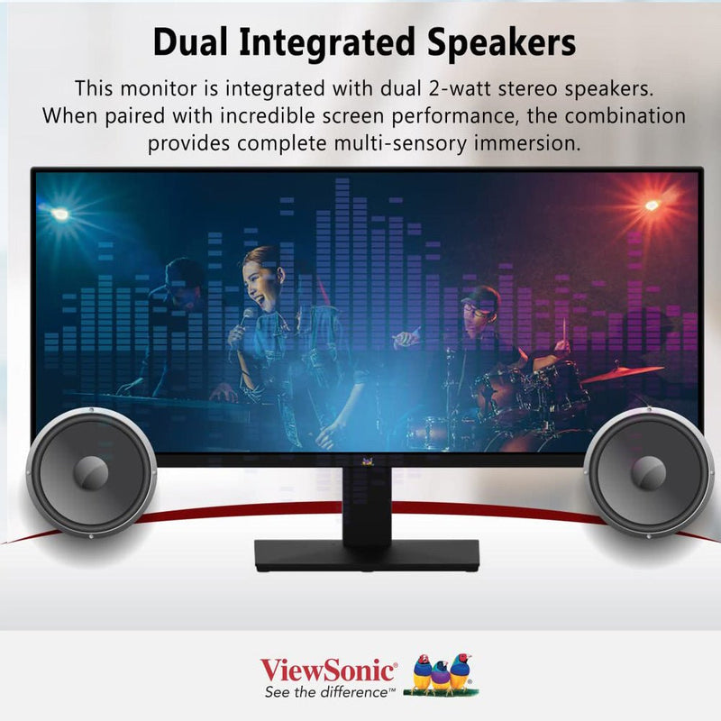 ViewSonic VA2932 - MHD 29" WFHD 75Hz HDR10 IPS Panel Monitor with Speakers - SWIFT PERIPHERALSVA2932-MHD